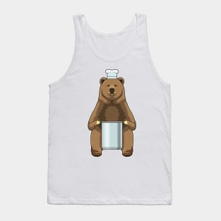 Bear as Cook with Cooking pot Tank Top